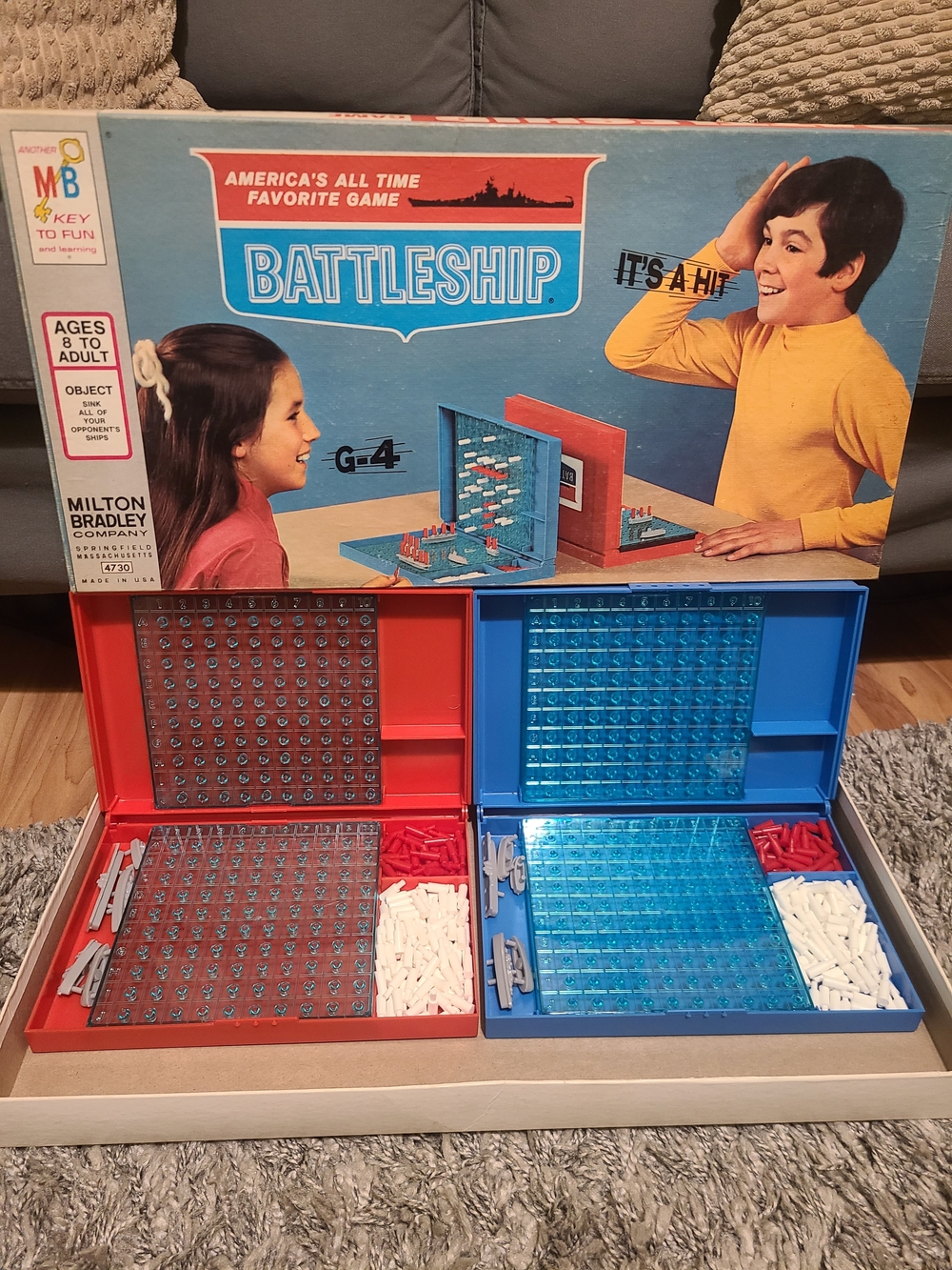 1971 Battleship Classic Board Game